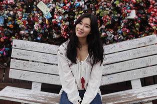 美女明星走观光