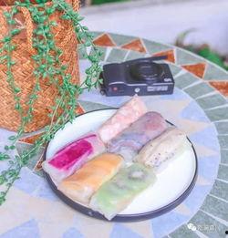 网红水晶蛋糕卷的图片,晶莹剔透，口感细腻的甜品新宠